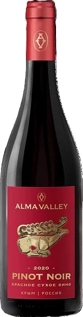 Вино АЛЬМА ВЭЛЛИ Пино Нуар красное сух 14.5% ст/б 0.75л
