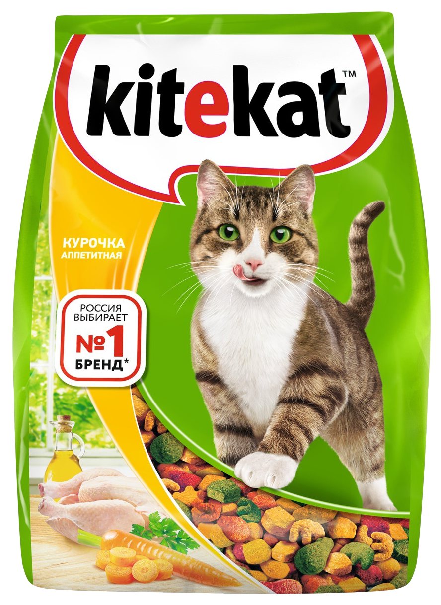 Корм для кошек КИТЕКЕТ Курочка аппетитная 800г