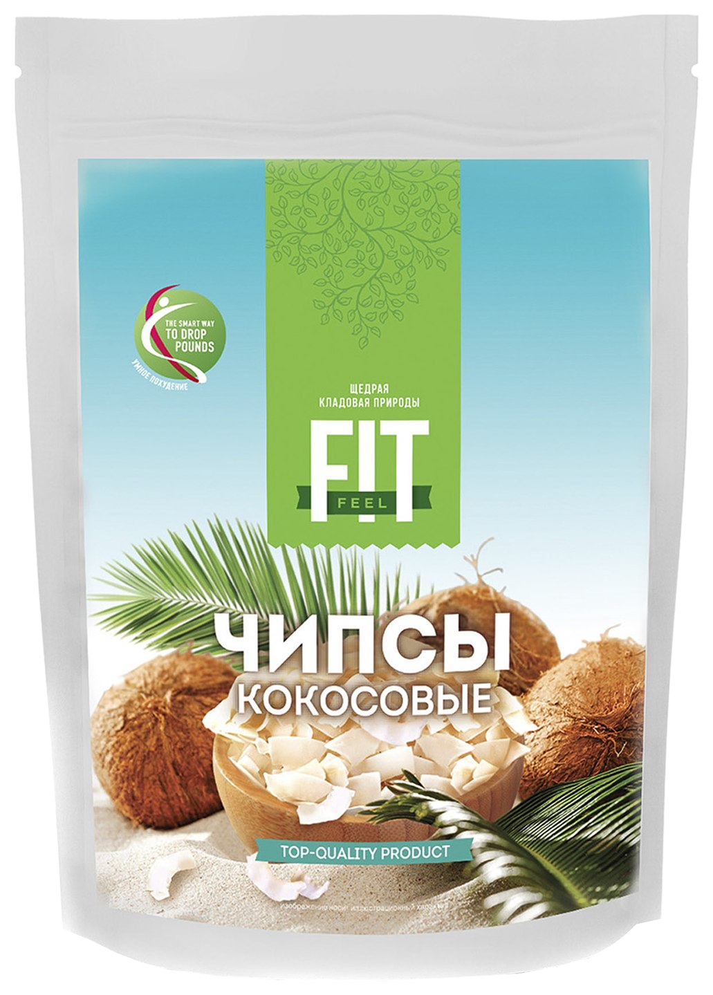 Чипсы ФИТ ФИЛ кокосовые 40г