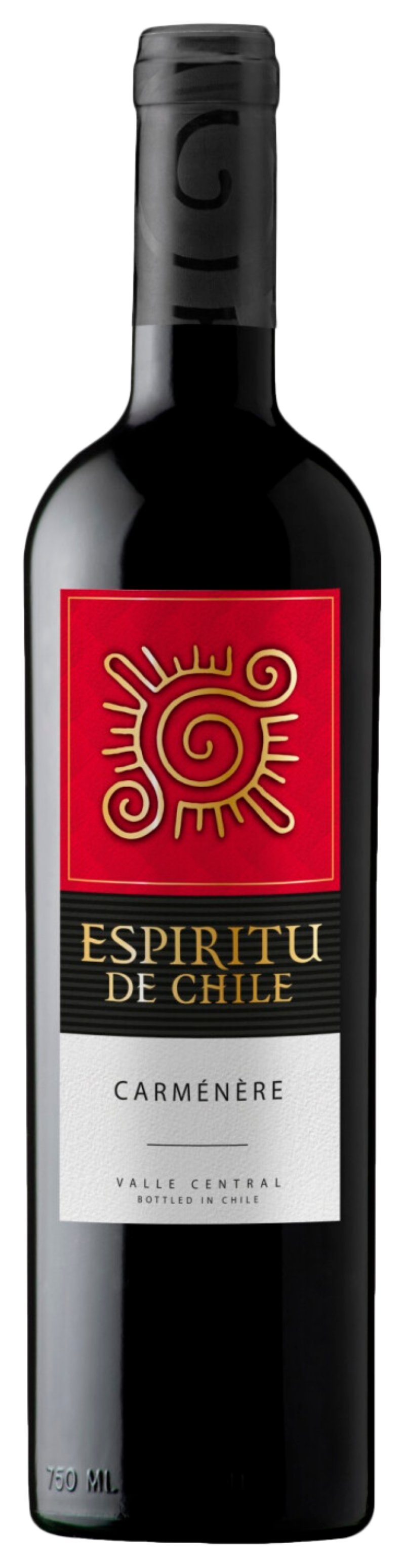 Вино ЕСПИРИТУ де ЧИЛИ Карменер красное п/сух 10-15% ст/б 0.75л