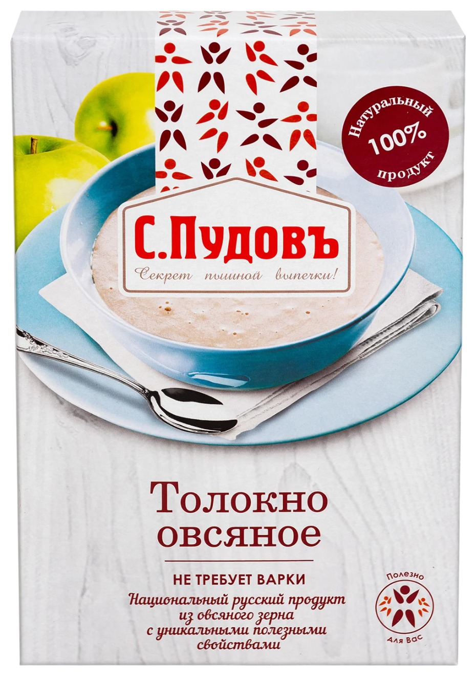 Толокно ПУДОВЪ Овсяное 400г