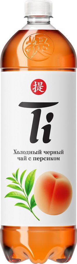 Чай ТИ черный со вкусом персика 1.25л