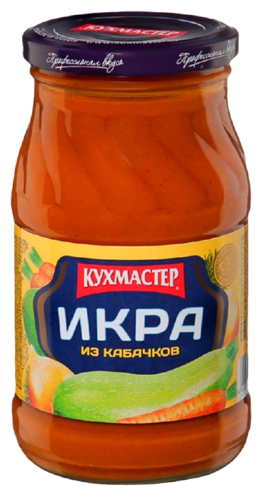 Икра КУХМАСТЕР кабачковая ст/б 480г