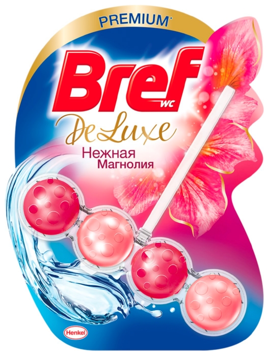 Туалетный блок БРЕФ Делюкс Нежная магнолия 1шт