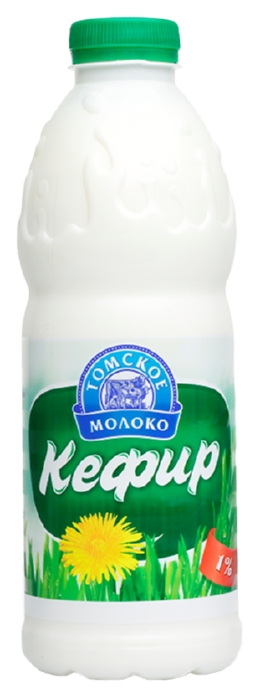 Кефир ТОМСКОЕ МОЛОКО бзмж 1% пэт 900г