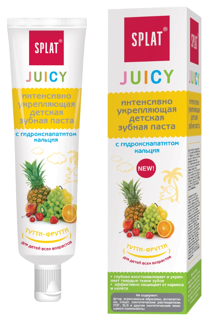 Зубная паста детская СПЛАТ Джуси Тутти-Фрутти 35г