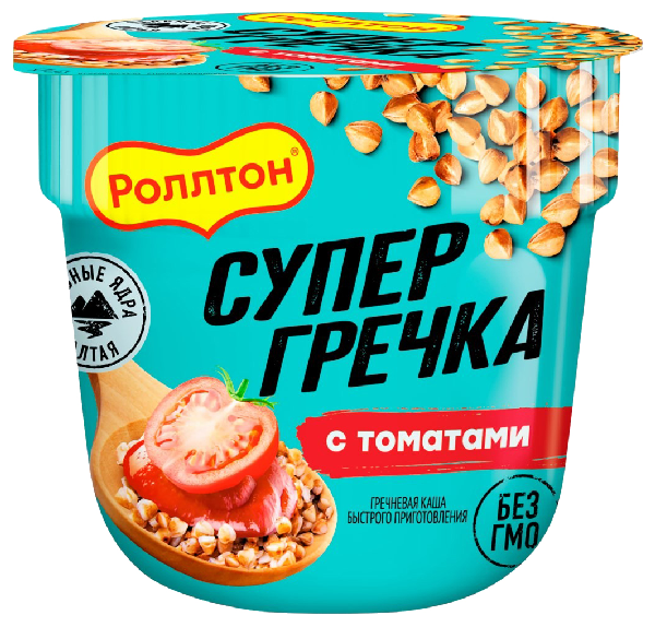 Каша РОЛЛТОН Гречневая с томатами стакан 45г