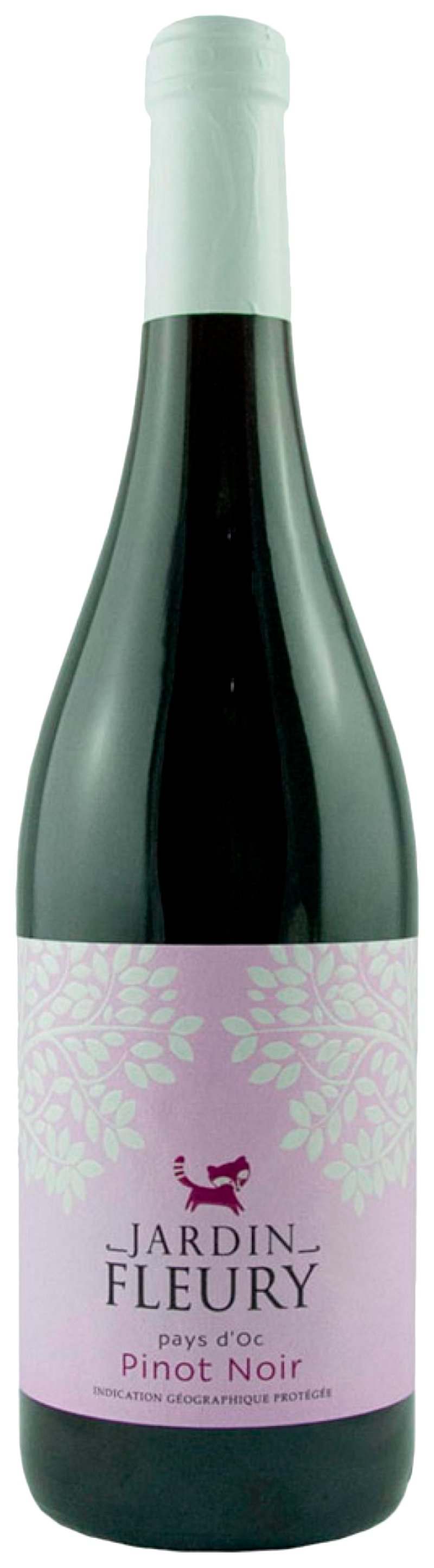 Вино ЖАРДАН ФЛЕРИ Пино Нуар Пеи д`Ок красное сух 12.5% ст/б 0.75л