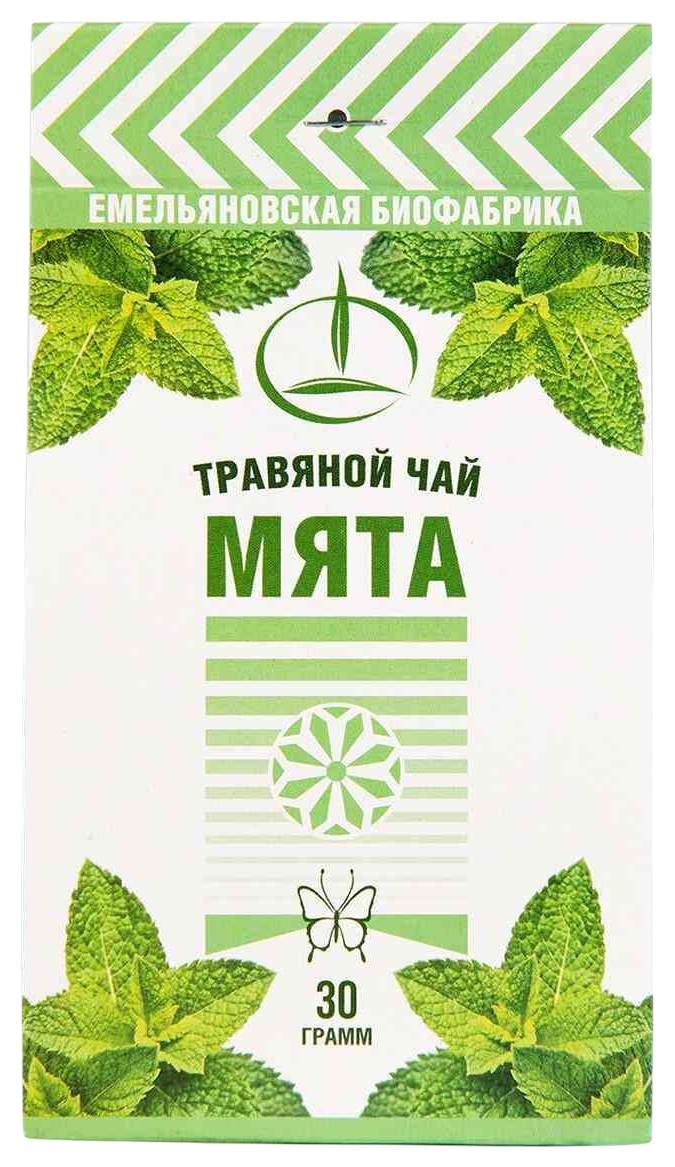 Чай ЕМЕЛЬЯНОВСКАЯ БИОФАБРИКА Мята травяной 30г
