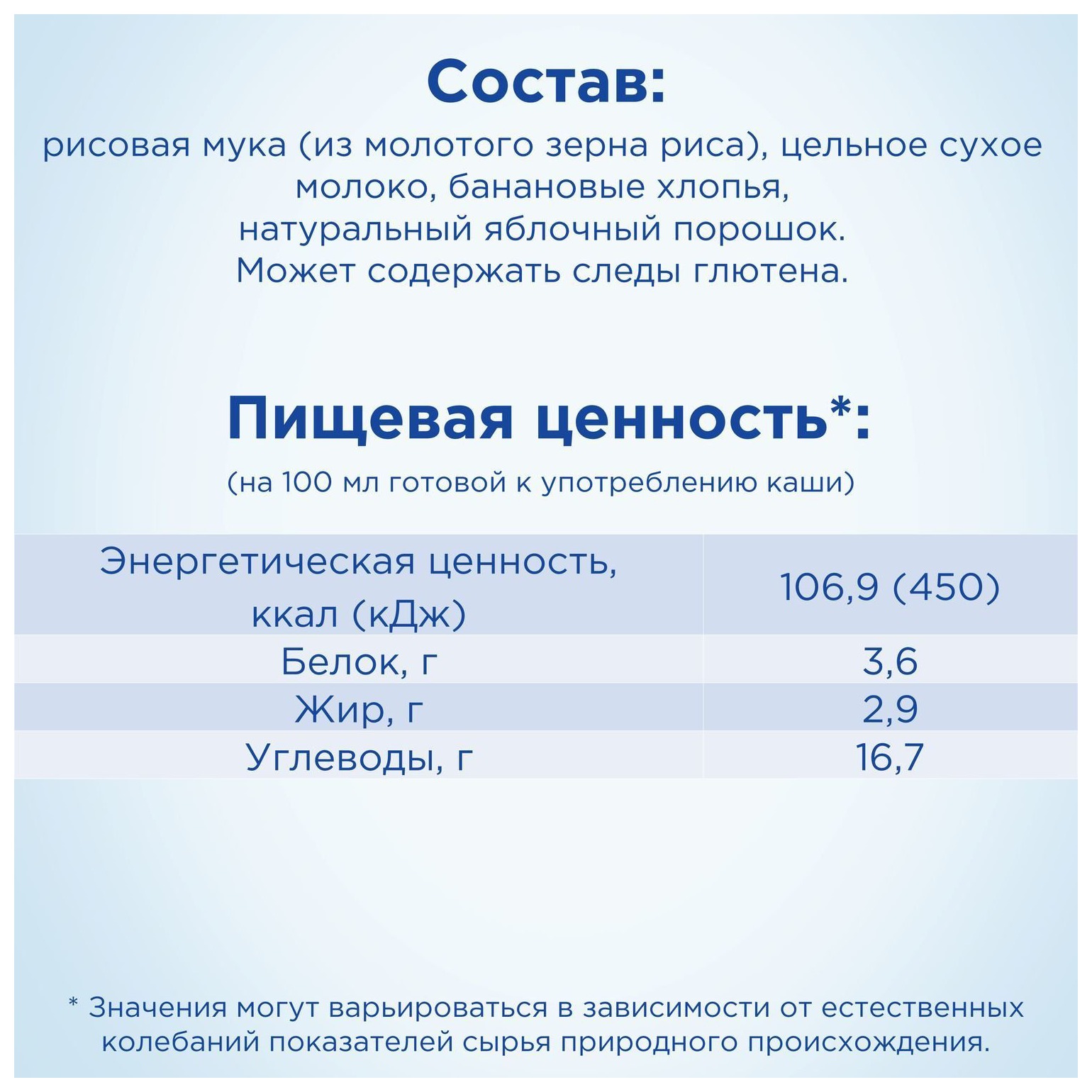 Каша НУТРИЛОН рисовая яблоко банан молочная бзмж м/у 200г