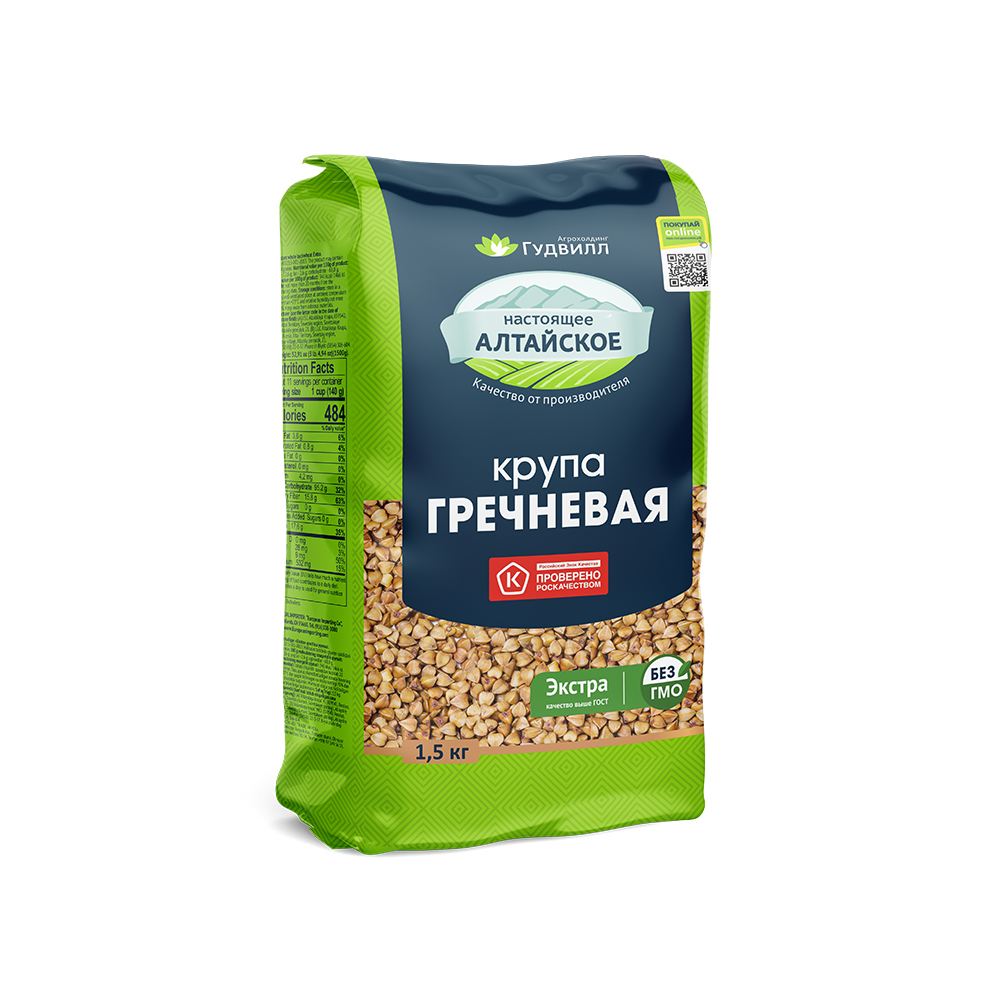 Гречневая крупа ГУДВИЛЛ  1.5кг