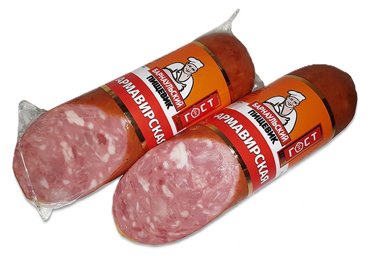 Колбаса БАРНАУЛЬСКИЙ ПИЩЕВИК Армавирская п/к 380г