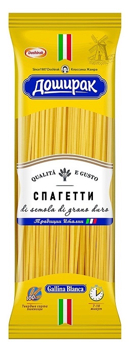 Мак.изделия ДОШИРАК Спагетти м/у 400г