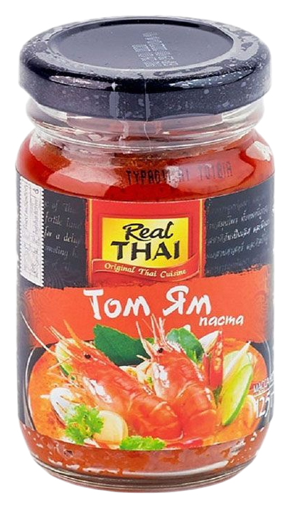 Паста РЕАЛ ТАЙ Том ям на основе растительных масел ст/б 125г