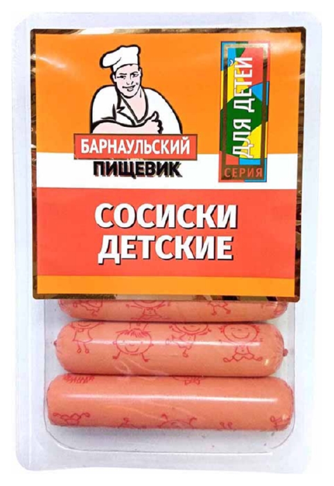 Сосиски БАРНАУЛЬСКИЙ ПИЩЕВИК Детские 350г