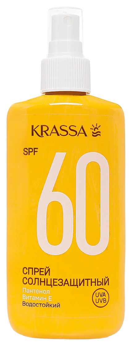 Спрей солнцезащитный КРАССА SPF60 150мл