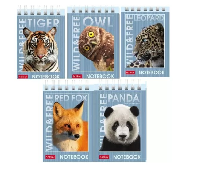 Блокнот Дикие и свободные А7 40л арт.40Б7Вгр