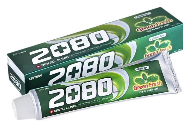 Зубная паста 2080 Зеленая мята 120мл