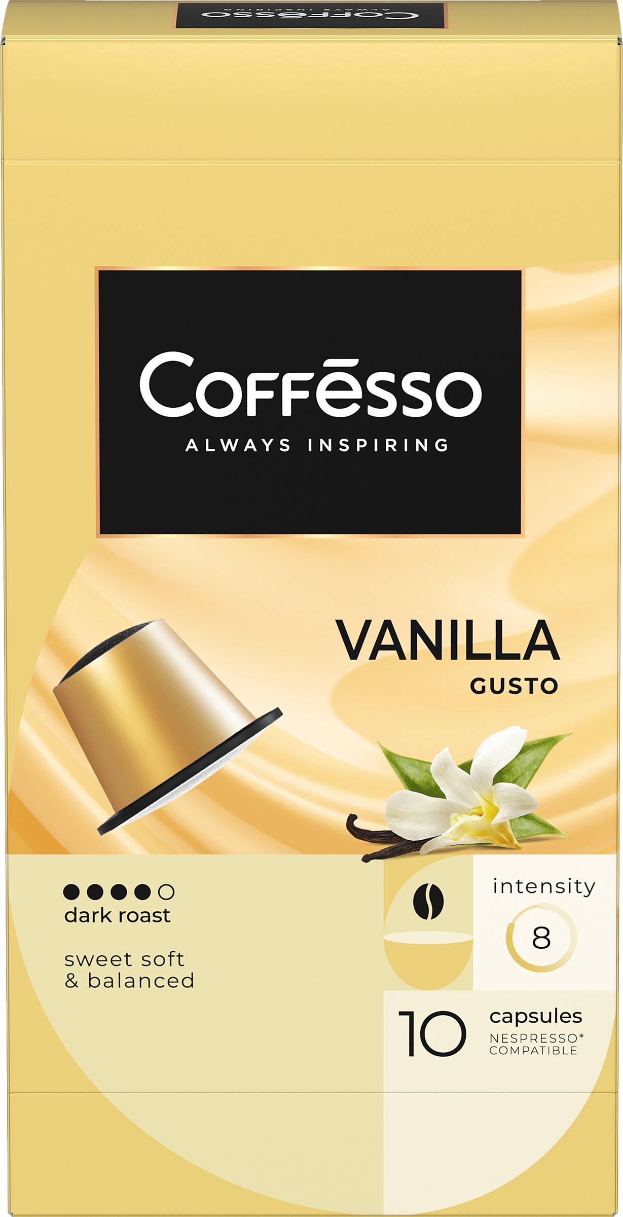 Кофе КОФФЕССО Ванилла Густо капсулы 10*5г
