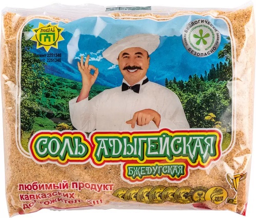 Соль АДЫГЕЙСКАЯ Бжедугская м/у 450г