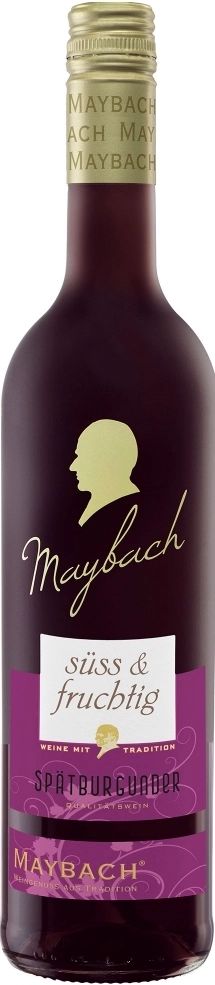 Вино МАЙБАХ Шпетбургундер красное сл 9.5% ст/б 0.75л