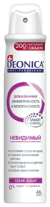Дезодорант ДЕОНИКА Невидимый женский спрей 200мл