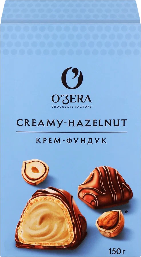 Конфеты ОЗЕРА с ореховой начинкой 150г
