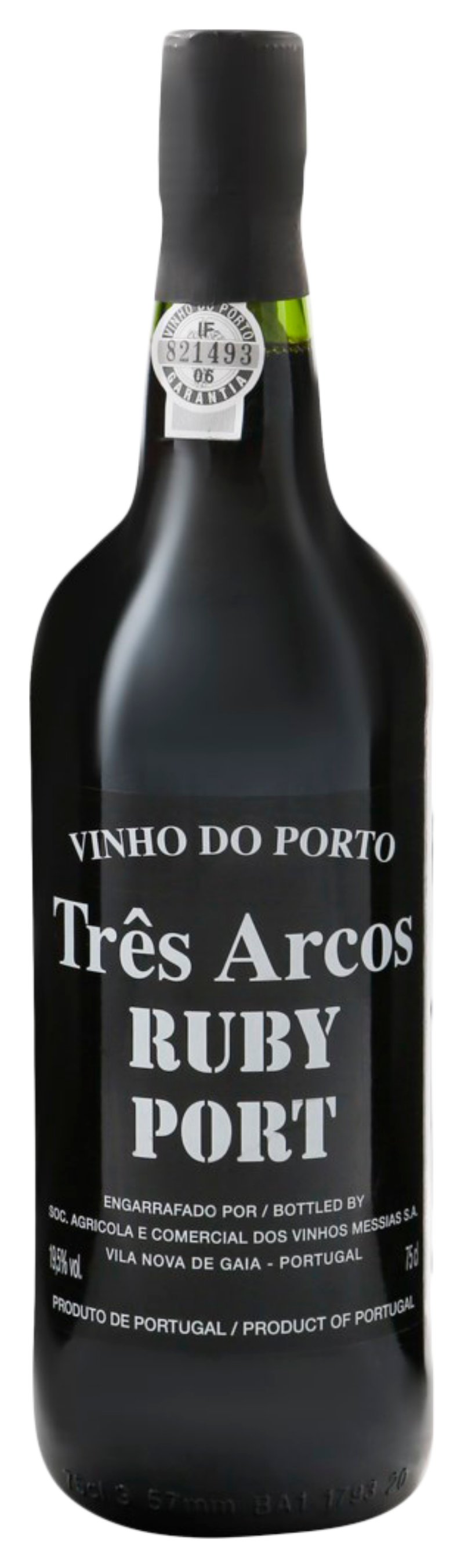 Портвейн ТРЕС АРКУШ Руби Порто красный сл 19.5% ст/б 0.75л