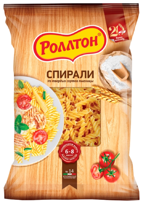 Мак.изделия РОЛЛТОН Спирали м/у 400г