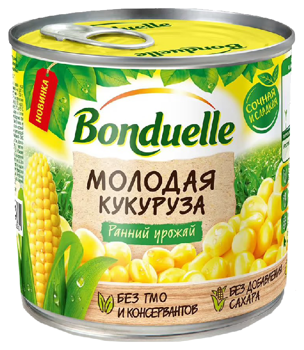 Кукуруза БОНДЮЭЛЬ молодая ж/б 425г