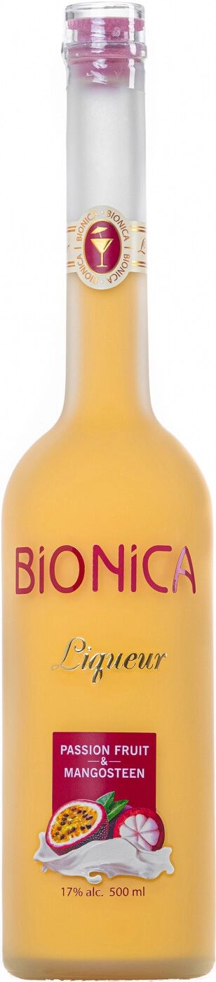 Ликер БИОНИКА Маракуйя Мангустин Сливки 17% ст/б 0.5л
