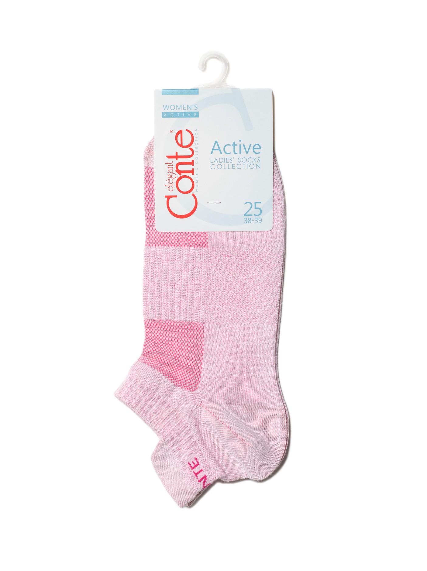 Носки женские КОНТЕ Актив розово-фиолетовые р.23 арт.19С-245СП