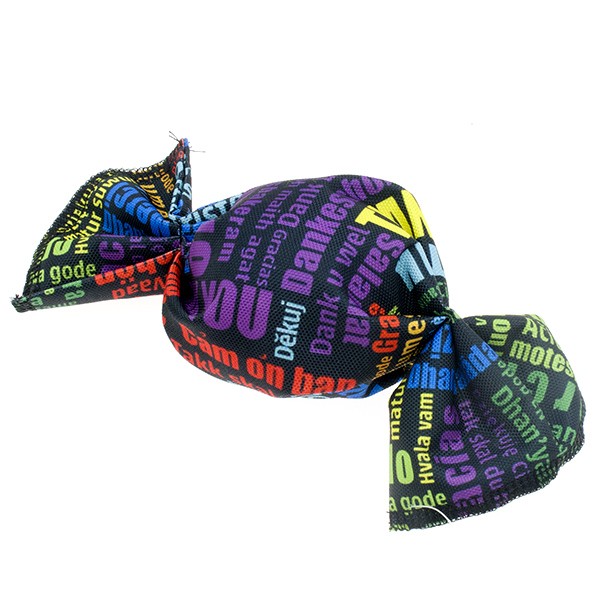 Игрушка для собак СИБИРСКИЙ ПЕС Мяч Спасибо средний 8см