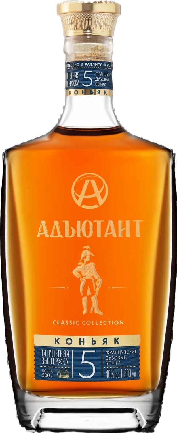 Коньяк АДЪЮТАНТ 5 лет 40% ст/б 0.5л