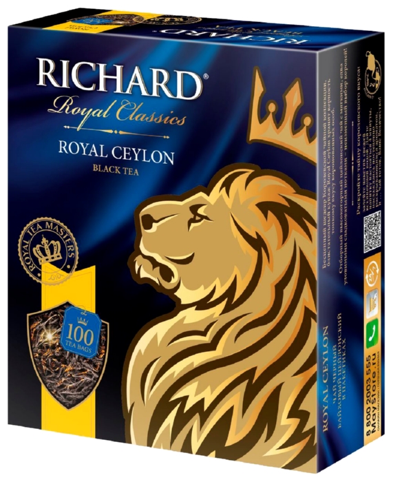 Чай РИЧАРД Роял Цейлон черный 100пак