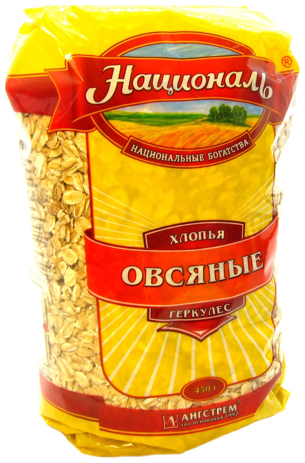 Овсяные хлопья НАЦИОНАЛЬ м/у 450г