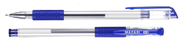 Ручка гелевая МАЗАРИ Дэнис синяя
