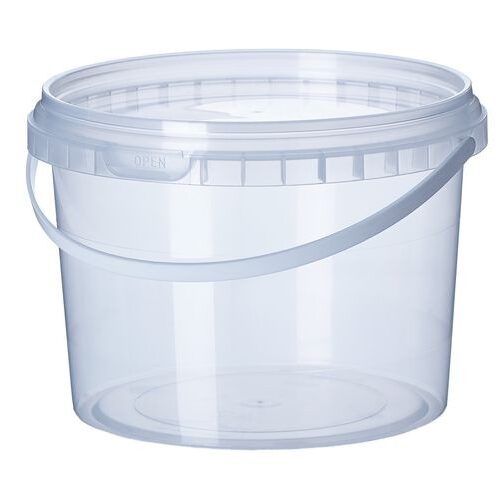 Ведро прозрачное с крышкой 3.3л