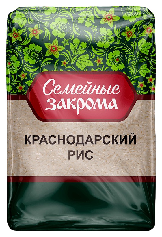 Рис СЕМЕЙНЫЕ ЗАКРОМА Краснодарский круглозерный м/у 800г