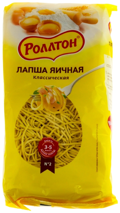 Мак.изделия РОЛЛТОН Лапша яичная классическая м/у 400г