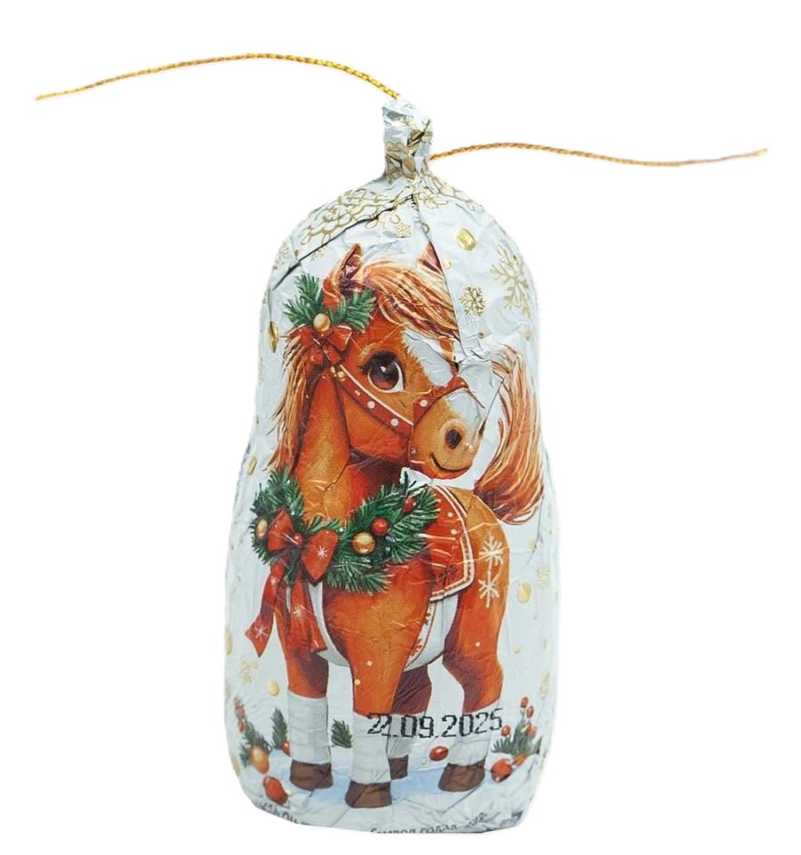 Фигурка шоколадная СЛАДКАЯ СКАЗКА Лошадь в фольге 35г