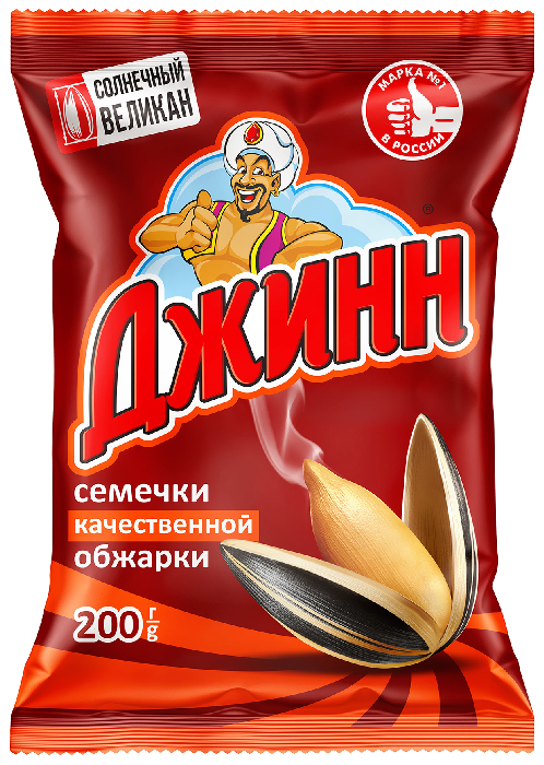 Семечки ДЖИНН Солнечный великан 200г