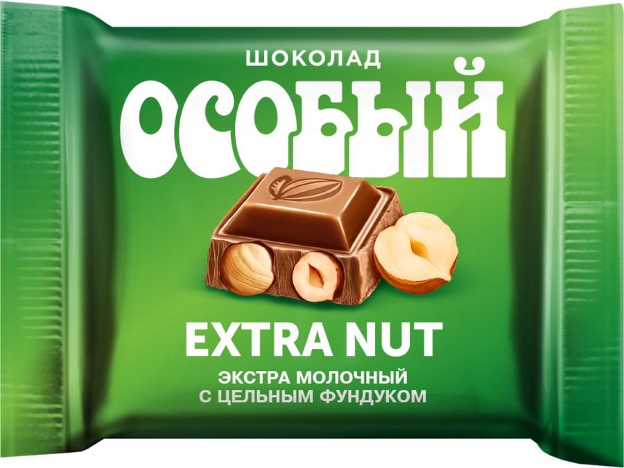 Шоколад КВАДРО Особый экстра молочный с цельным миндалем 80г