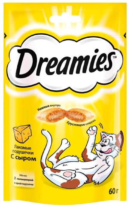 Лакомство для кошек ДРИМЕС с сыром 60г
