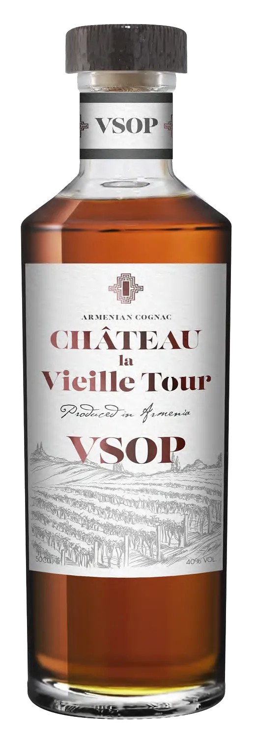 Коньяк ШАТО ЛА ВЬЕЙ ТУР VSOP 40% ст/б 0.5л