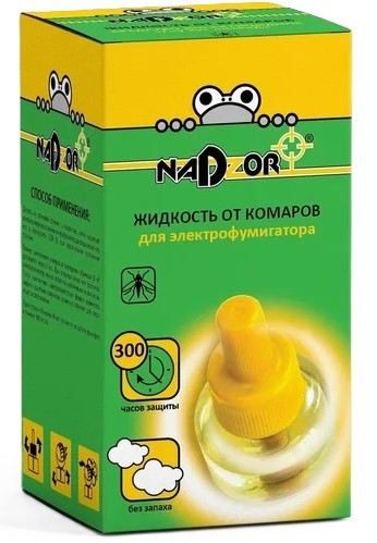 Жидкость от комаров НАДЗОР для электрофумигатора без запаха 30мл