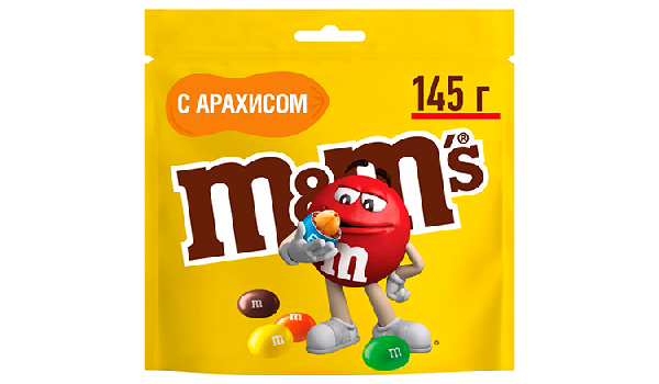 Драже М&М с арахисом 145г