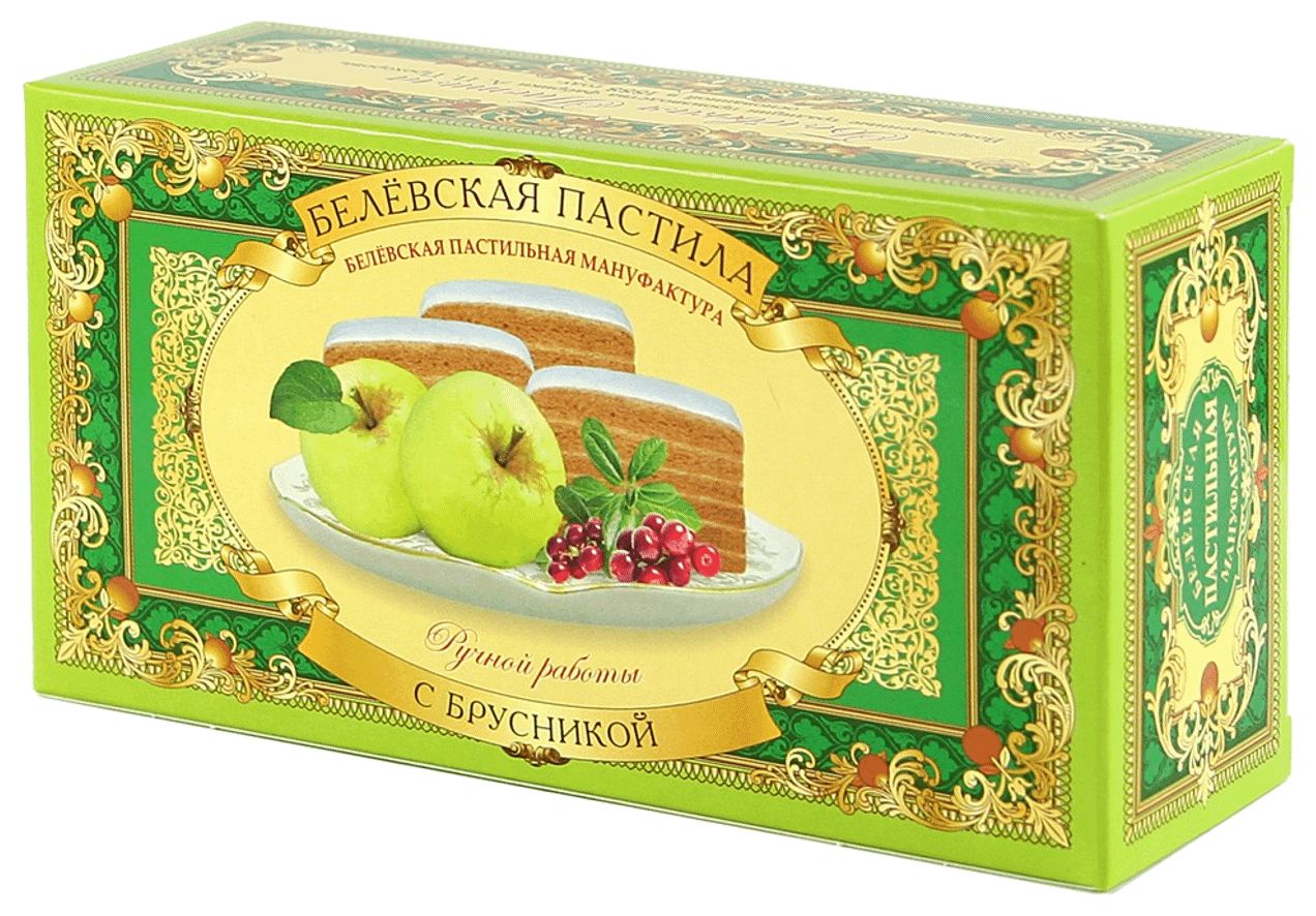 Пастила БЕЛЁВСКАЯ с брусникой 100г