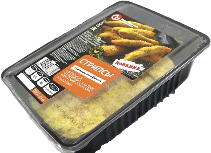 Стрипсы НПФ куриные в панировке охл 400г