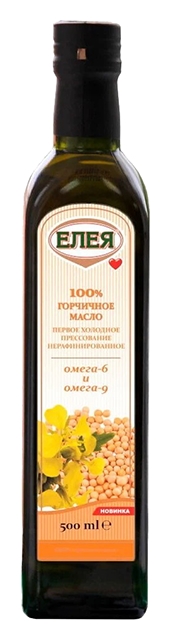 Масло горчичное ЕЛЕЯ пэт 500мл